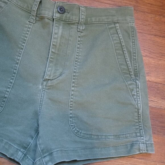 MADEWELL the perfect vintage fatigue shorts in desert olive (sz26) - Picture 7 of 14